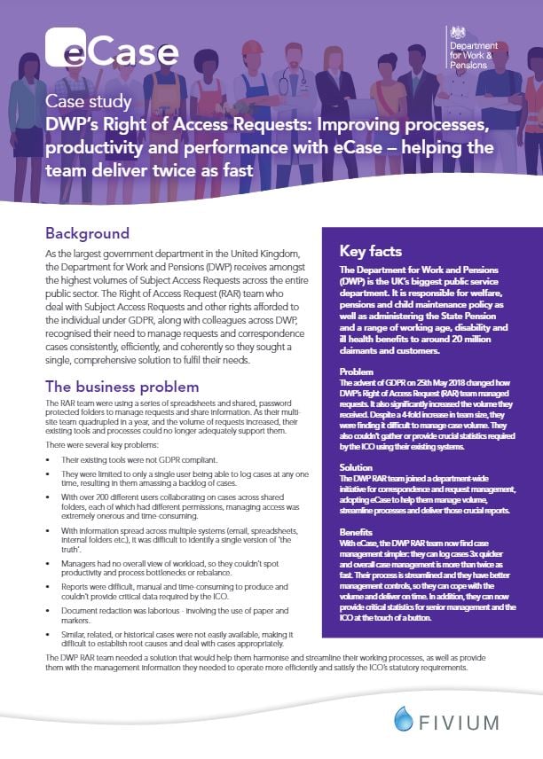 DWP Front page DWP Front page